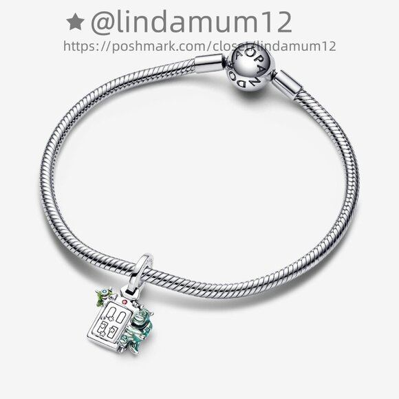 Pandora Disney Pixar Monsters, Inc. Door Dangle Charm - Picture 3 of 5
